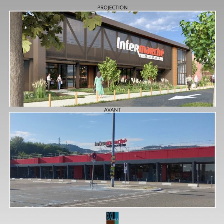 🚧 Nouveau projet de réhabilitation : l’Intermarché de Firminy (42) !