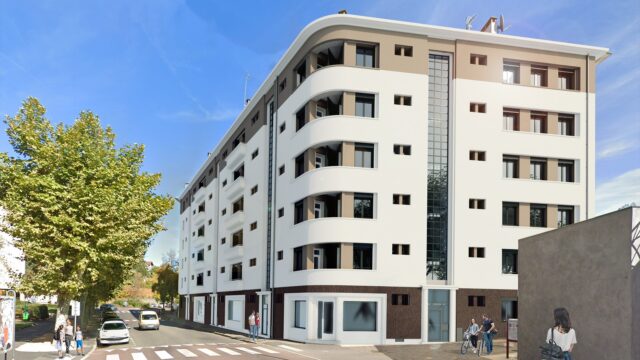 Lauréat – Réhabilitation de l’ensemble d’immeubles de 126 logements collectifs des «Fours Banaux»