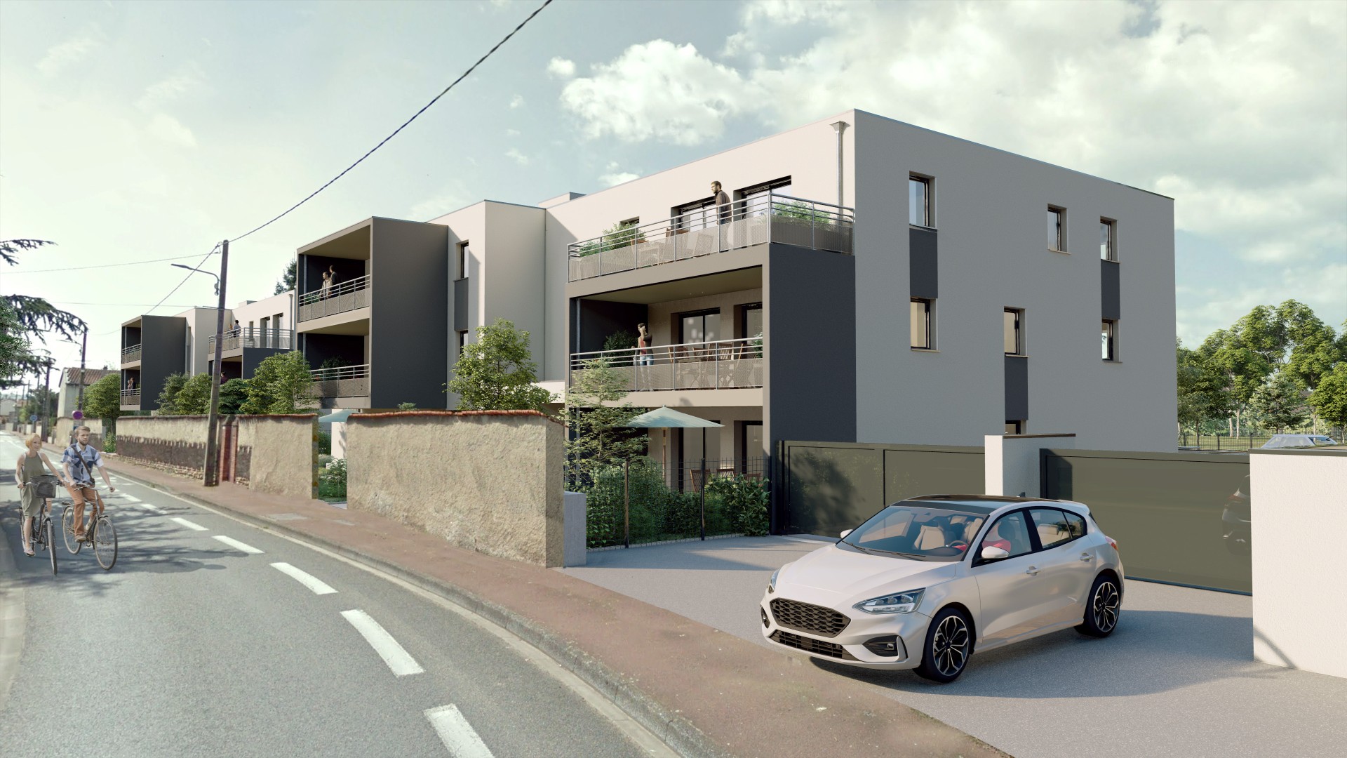 Construction d’une résidence de logements à Andrézieux-Bouthéon