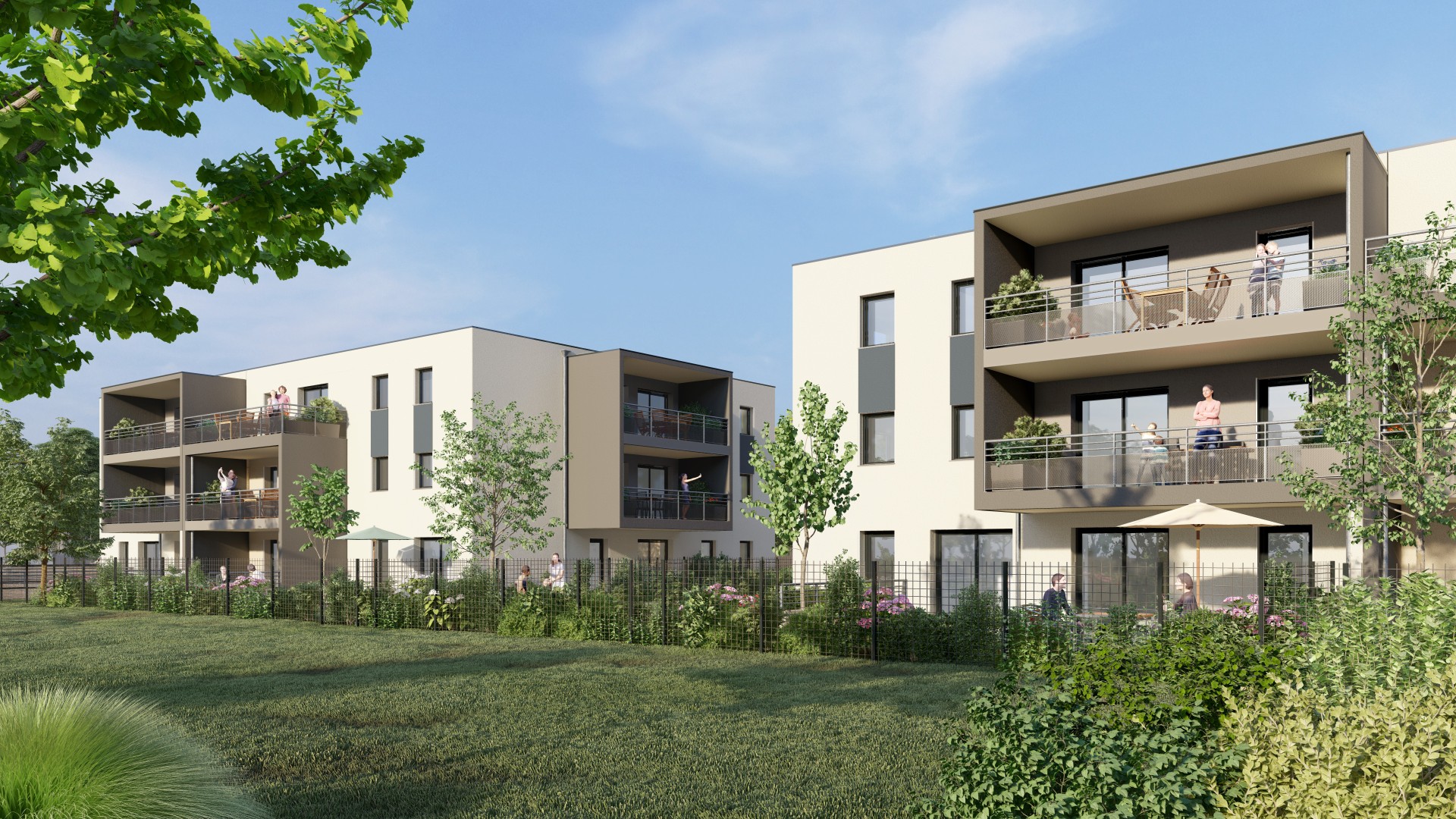 Construction d'une résidence de logements à Andrézieux-Bouthéon