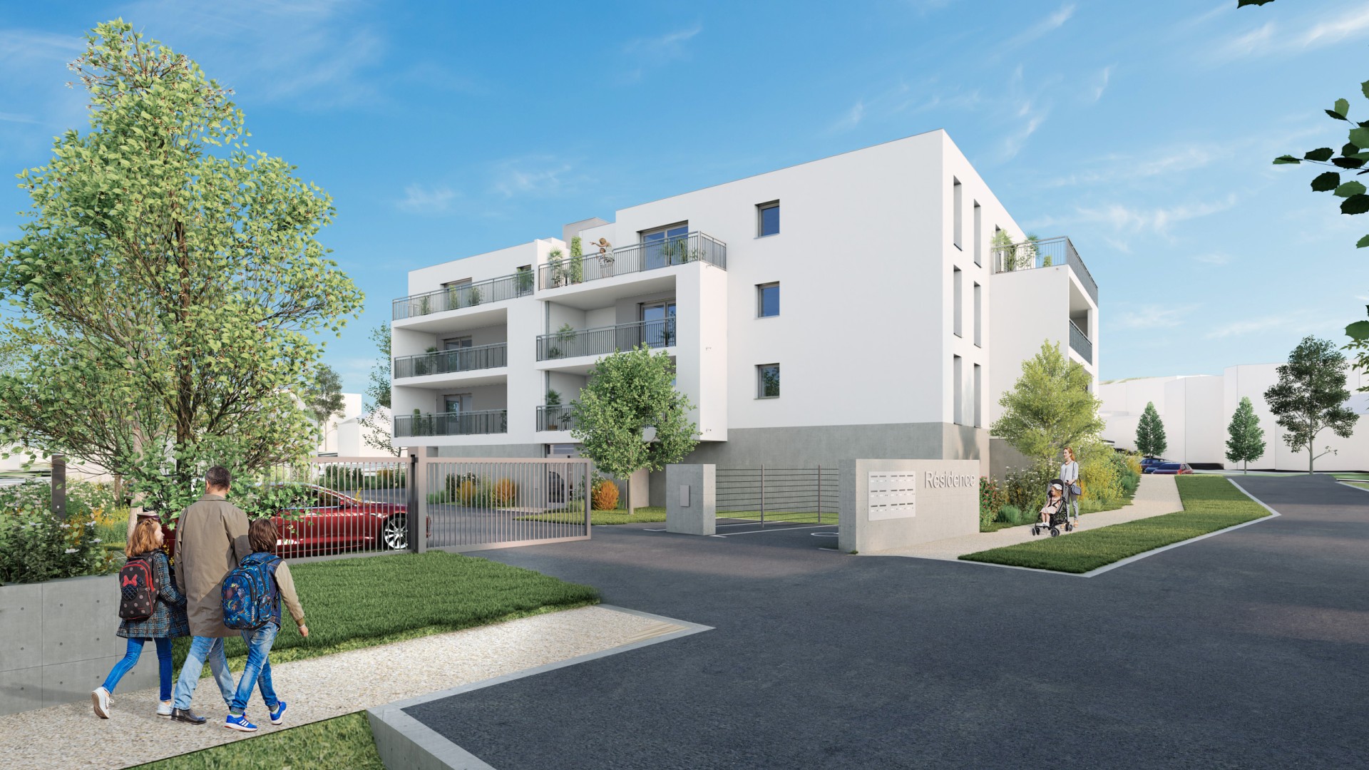Construction d’un immeuble de logements à Bellegarde-en-Forez