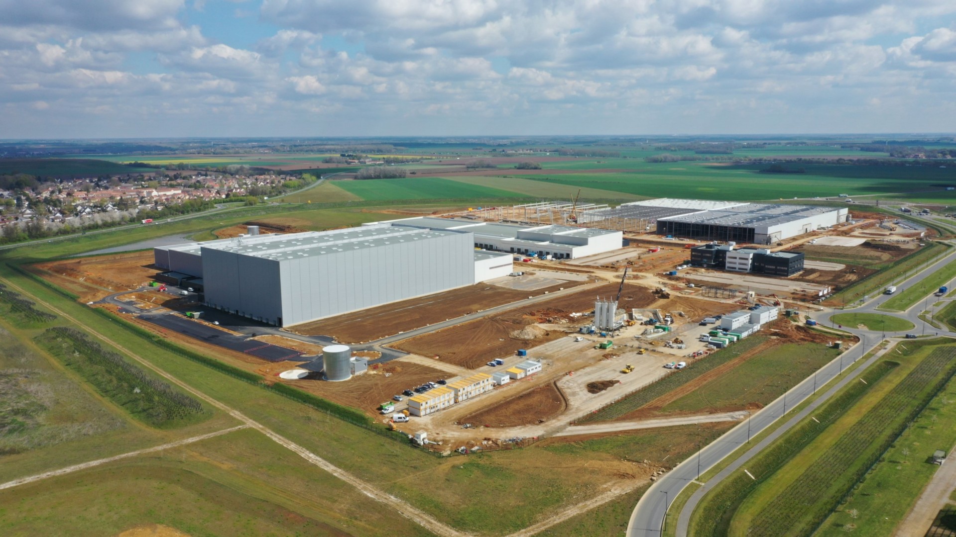 Construction du siège logistique Grande Hauteur – Scadif / E.Leclerc