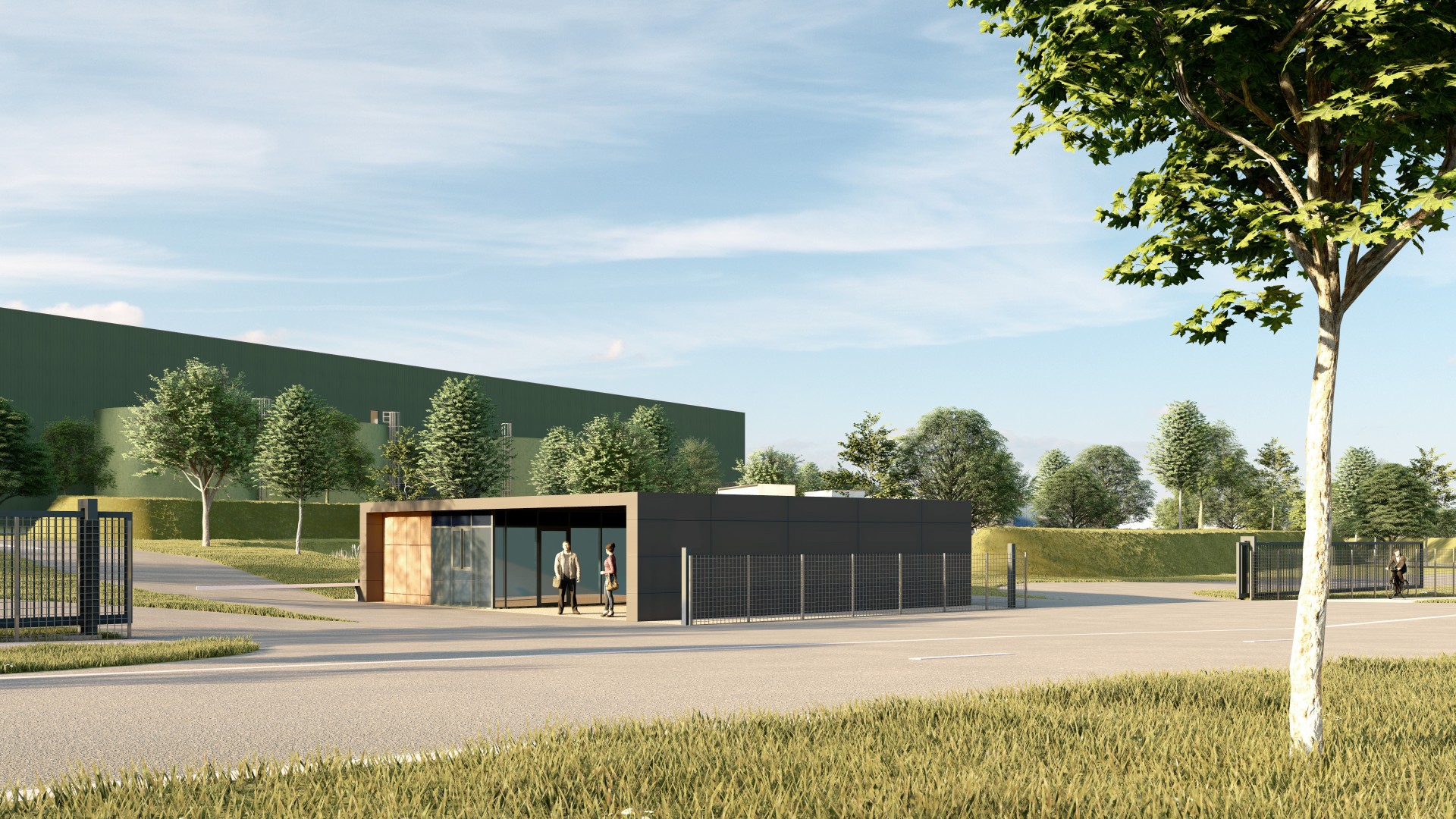 Construction d'une plateforme logistique à Buchère