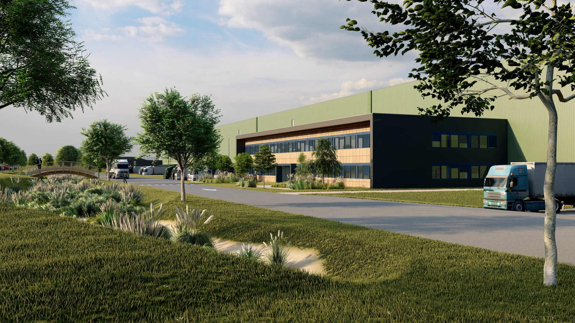 Construction d’une plateforme logistique à Buchère
