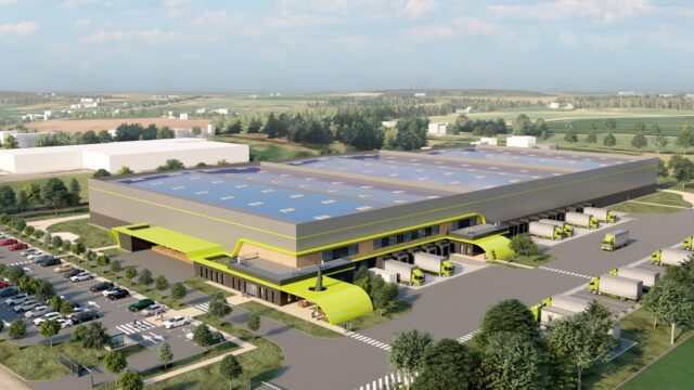 Construction d’un bâtiment logistique à Château-Gontier-sur-Mayenne