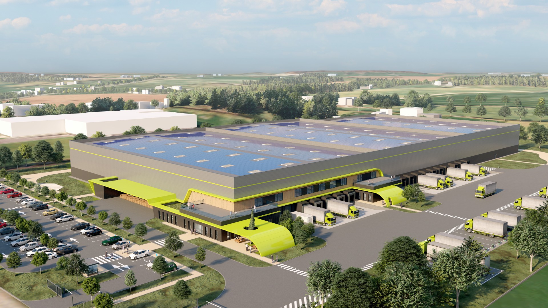 Construction d’un bâtiment logistique à Château-Gontier-sur-Mayenne