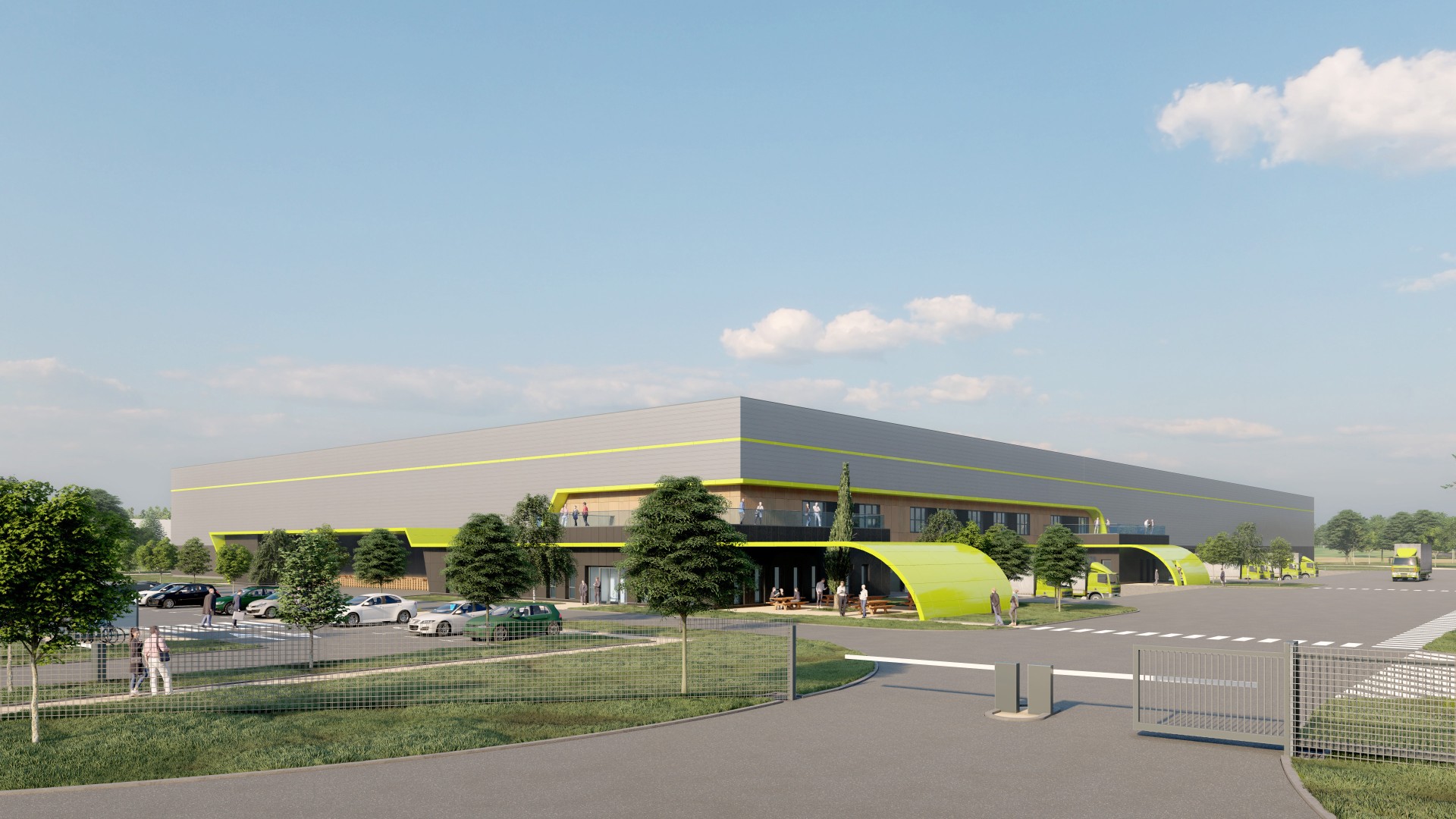 Construction d'un bâtiment logistique à Château-Gontier-sur-Mayenne