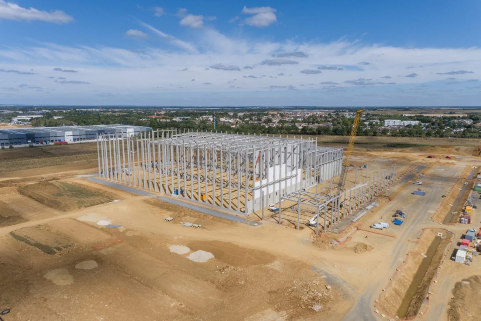Construction du siège logistique Grande Hauteur – Scadif / E.Leclerc