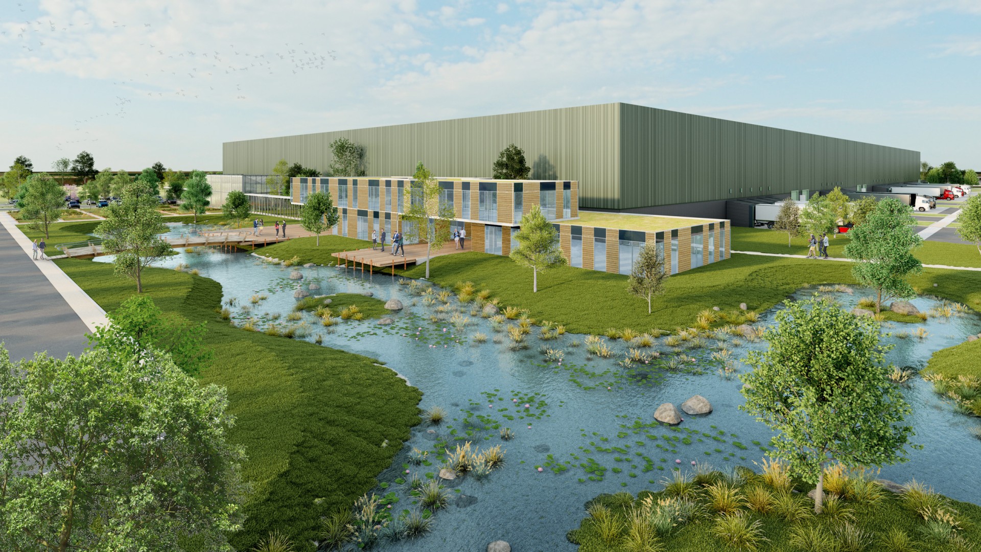 Concours d’une plateforme logistique à Saint Vulbas
