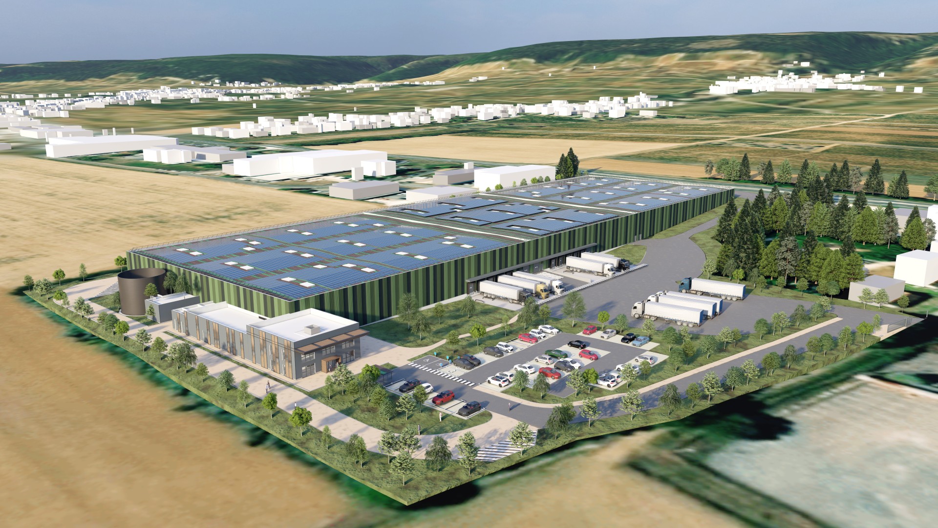Étude d’une plateforme logistique à Brochon