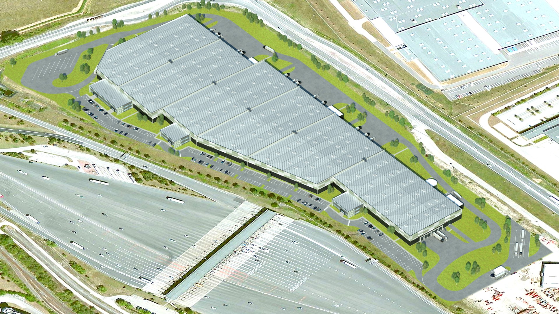 Construction d’une plateforme logistique