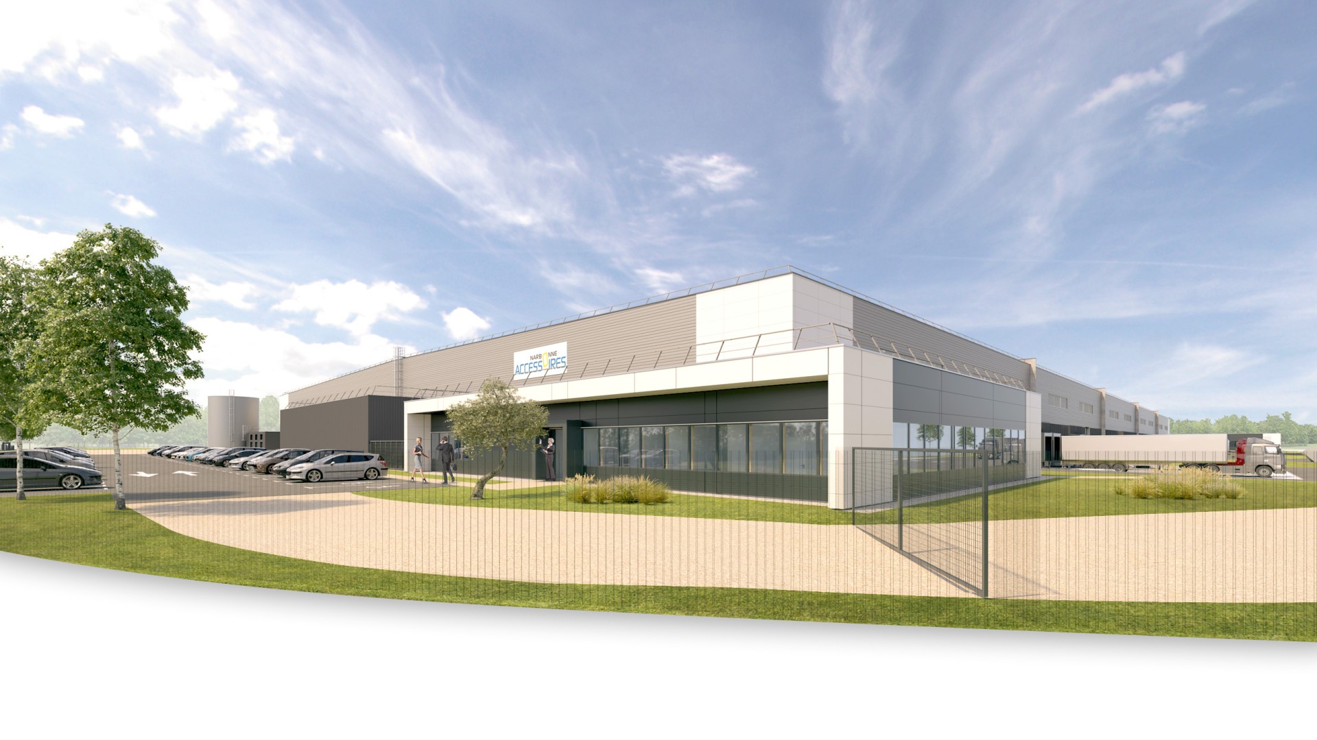 Construction du siège logistique